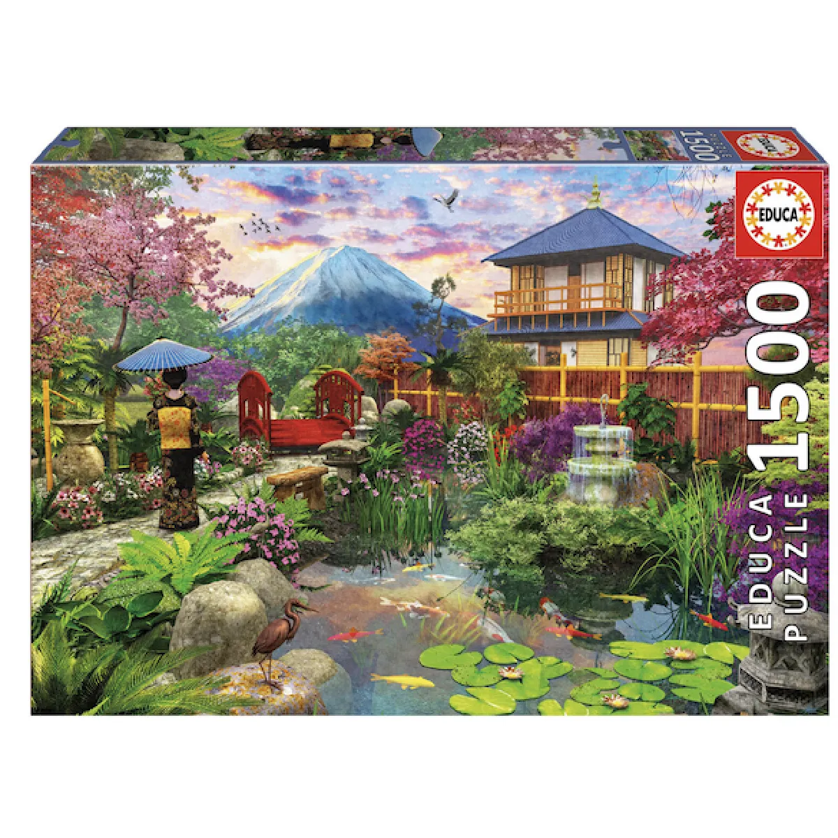 Educa Borras Educa Puzzle Adultes Jardin Japonais - 1500 Pièces