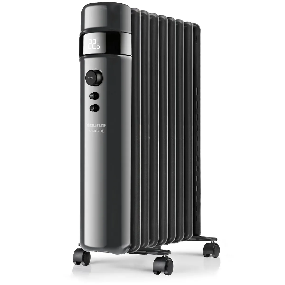 Taurus Noir Alpatec Agadir 2000 - Radiateur À Huile - Mobile - 2 Kwatt - Image 3