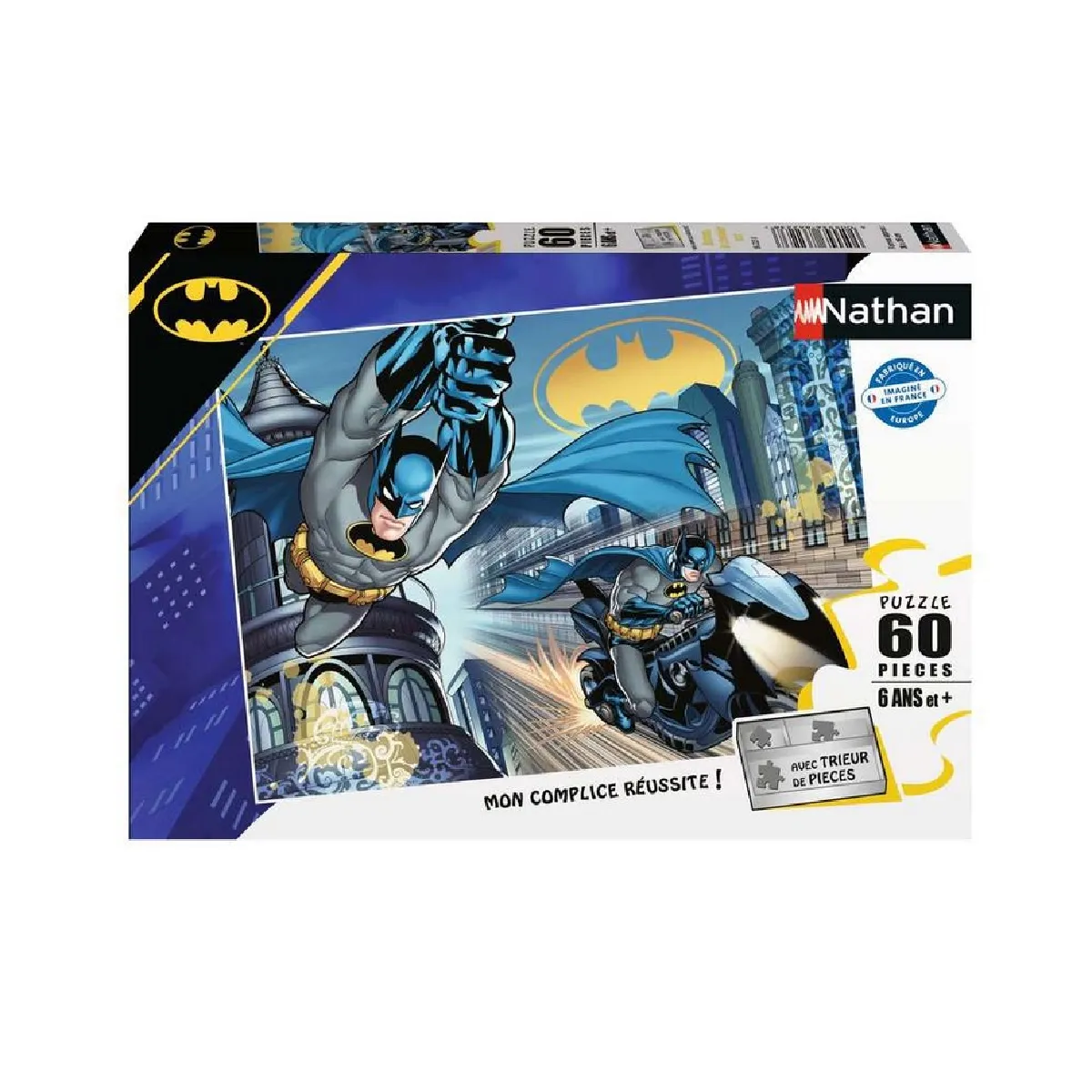 Puzzle 60 pièces : Batman le chevalier Ravensburger Nathan