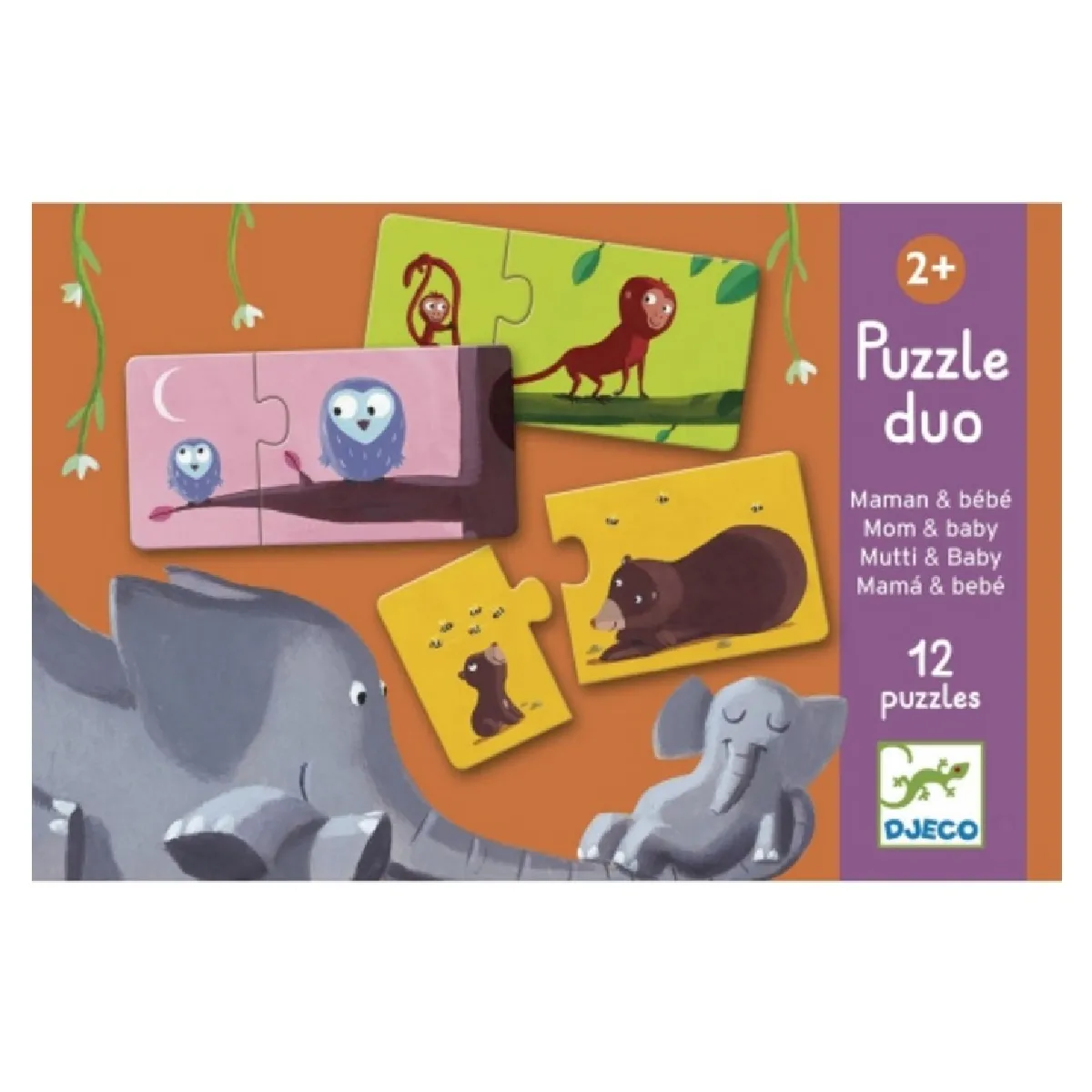 Djeco Puzzle Duo Maman Et Bébé