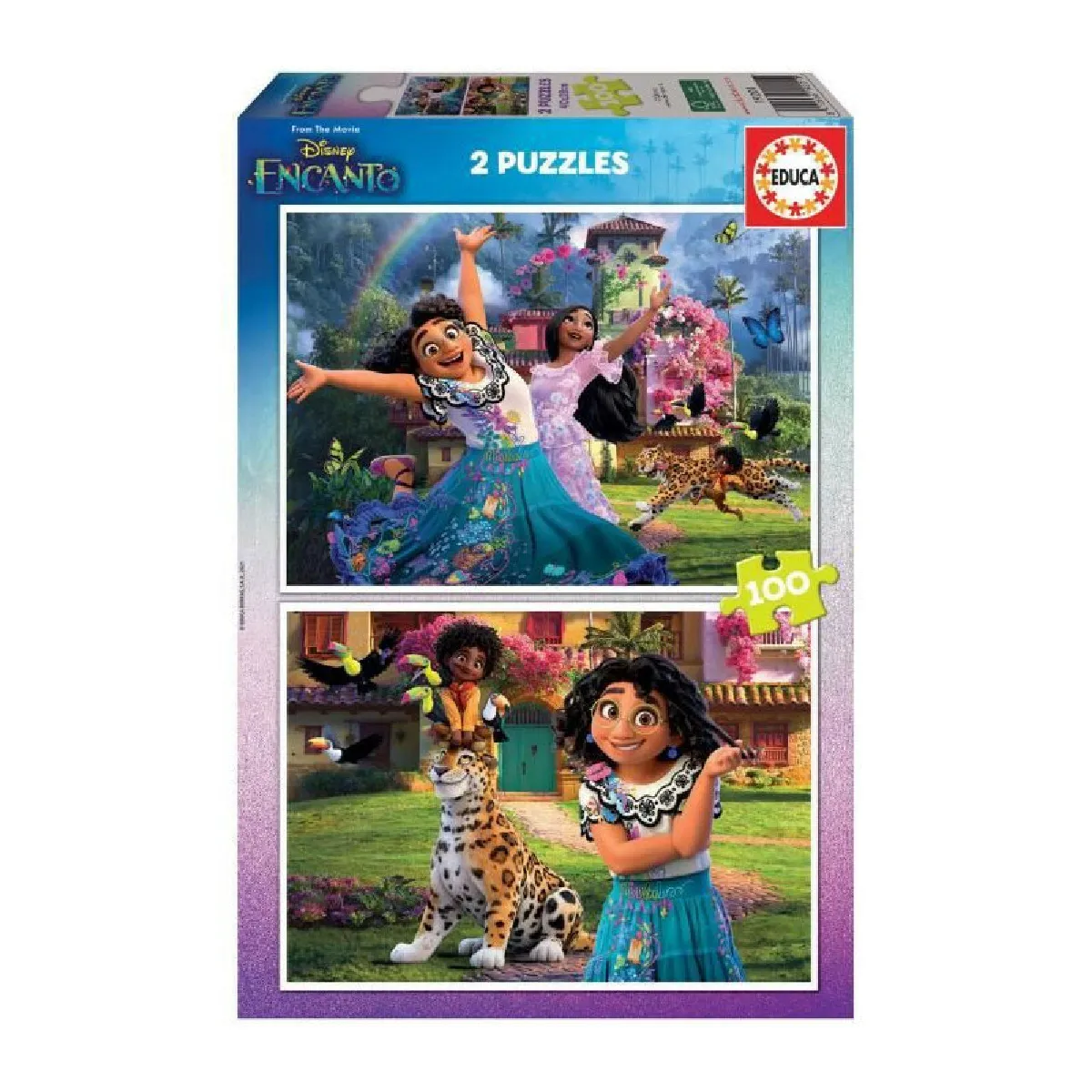 Disney Multicolore Puzzle De 2 X 100 Pièces Encanto - Image 4