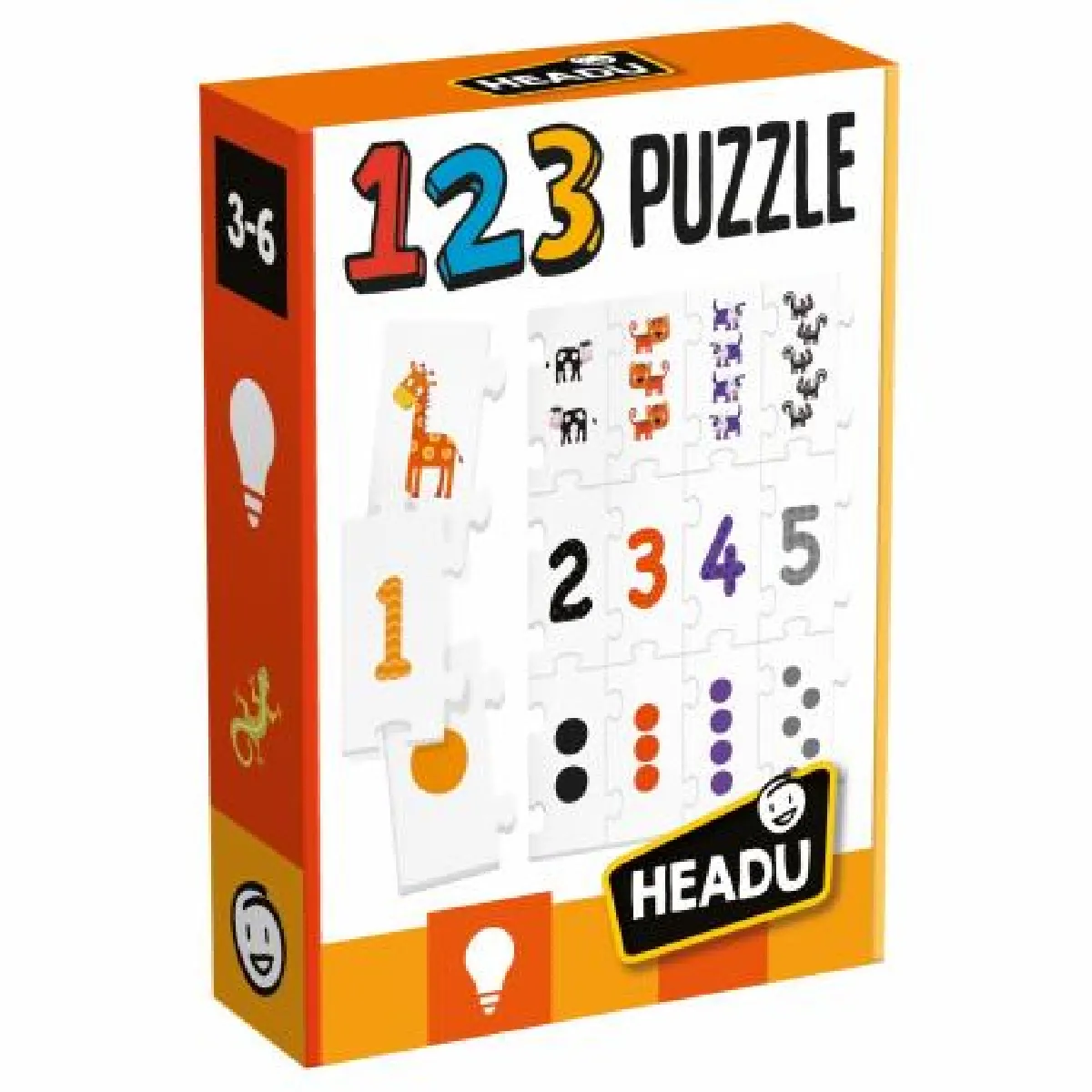 Headu puzzle éducatif chiffres et quantités