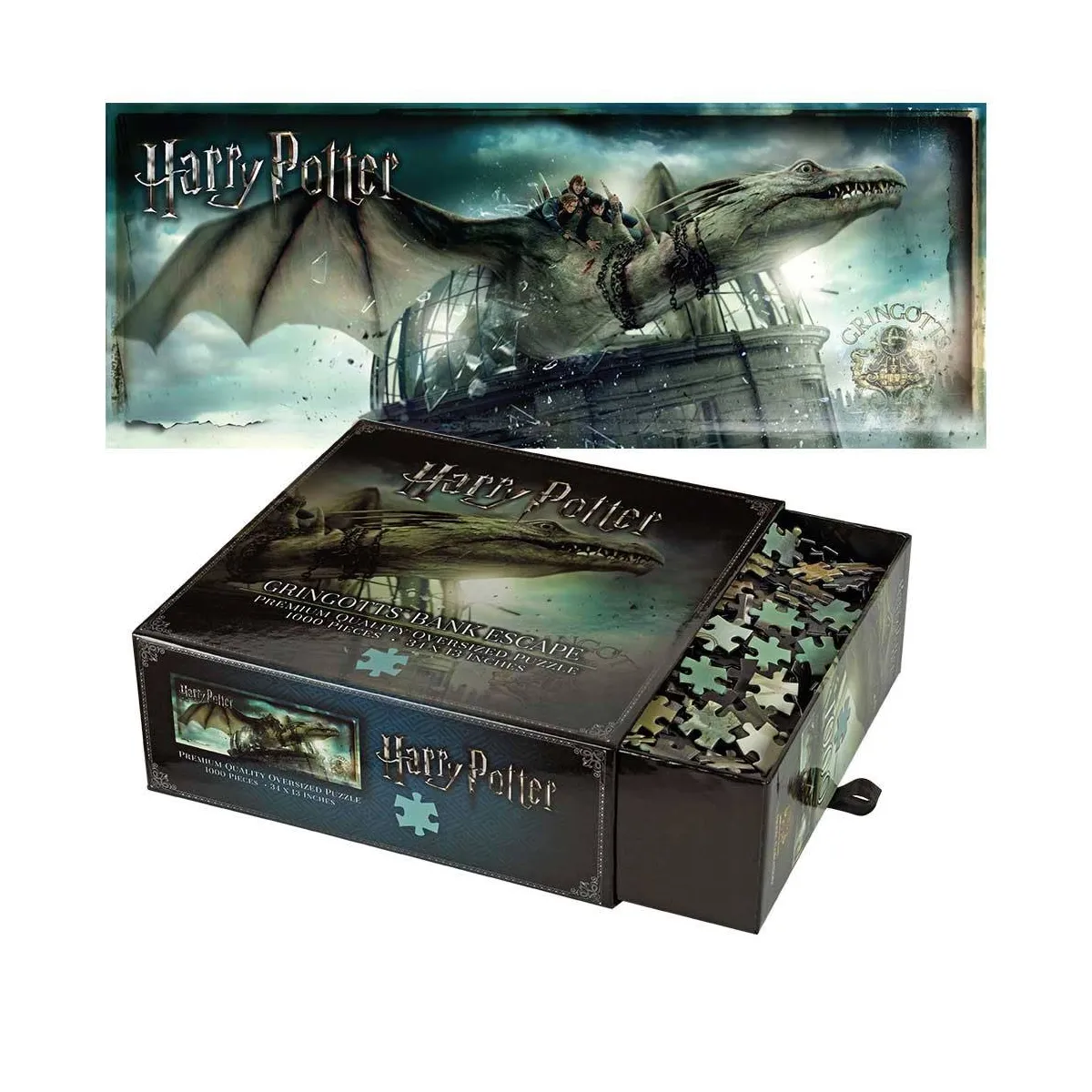 Noble collection Puzzle Harry Potter Gringotts Bank Escape - 1000 pièces Noble collection Puzzle Harry Potter Gringotts Bank Escape - 1000 pièces