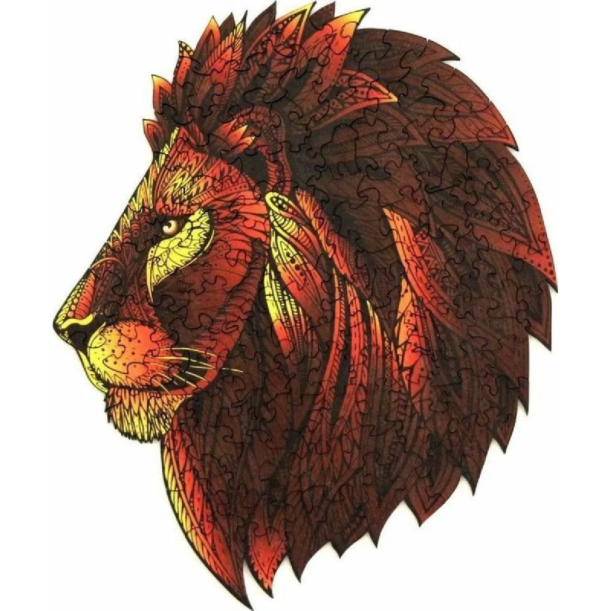 Eureka puzzle en bois Lion multicolore