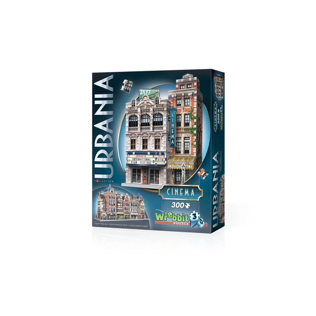 Wrebbit Puzzle 3D Urbania Cinema - 300 pièces Wrebbit Puzzle 3D Urbania Cinema - 300 pièces