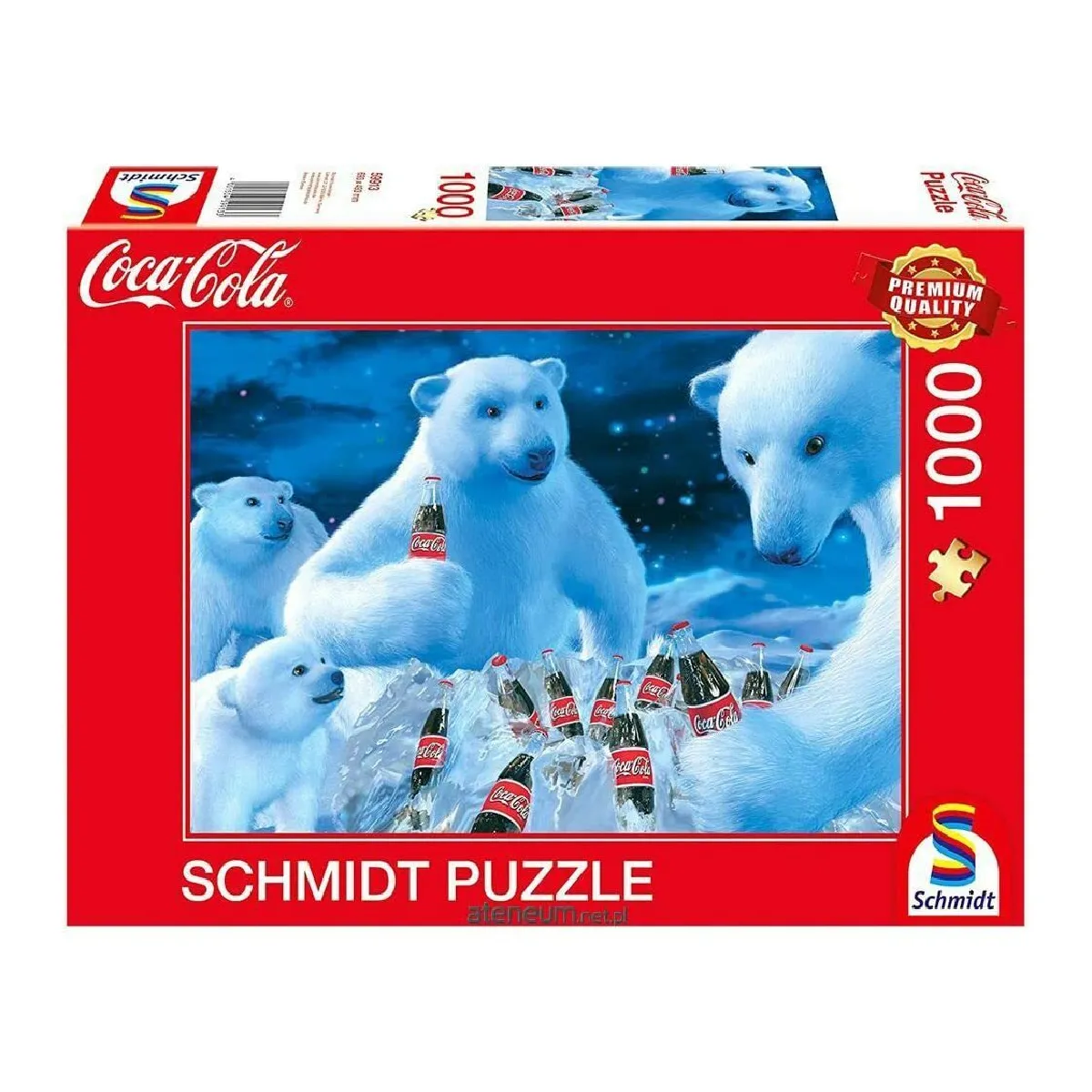 Schmidt spiele puzzle adulte Coca-Cola ours polaires