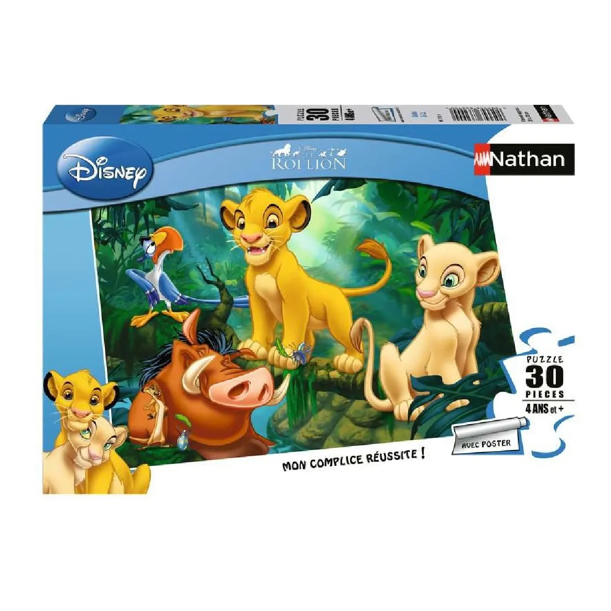 Puzzle 30 pièces Le Roi Lion : Simba & Co Ravensburger Nathan - vue 2