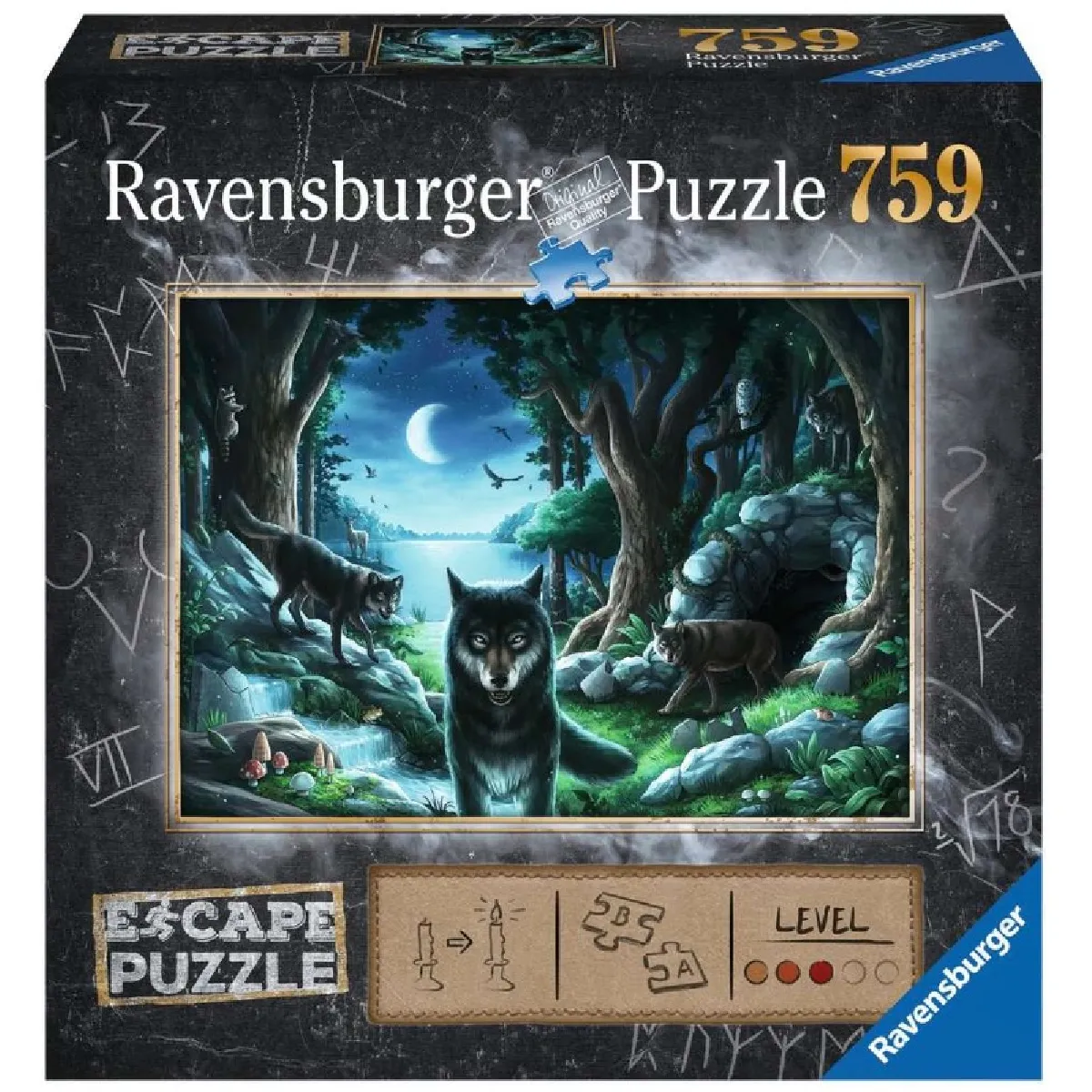 Puzzle 759 pièces : Escape Puzzle : Histoires de loups Ravensburger France