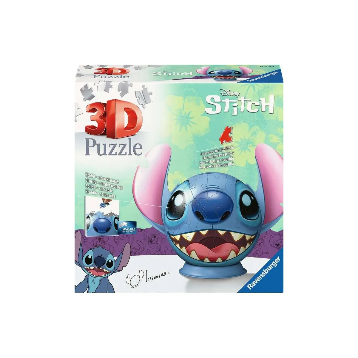 Puzzle 3D Ball 72 pièces Spéciale : Stitch Ravensburger France
