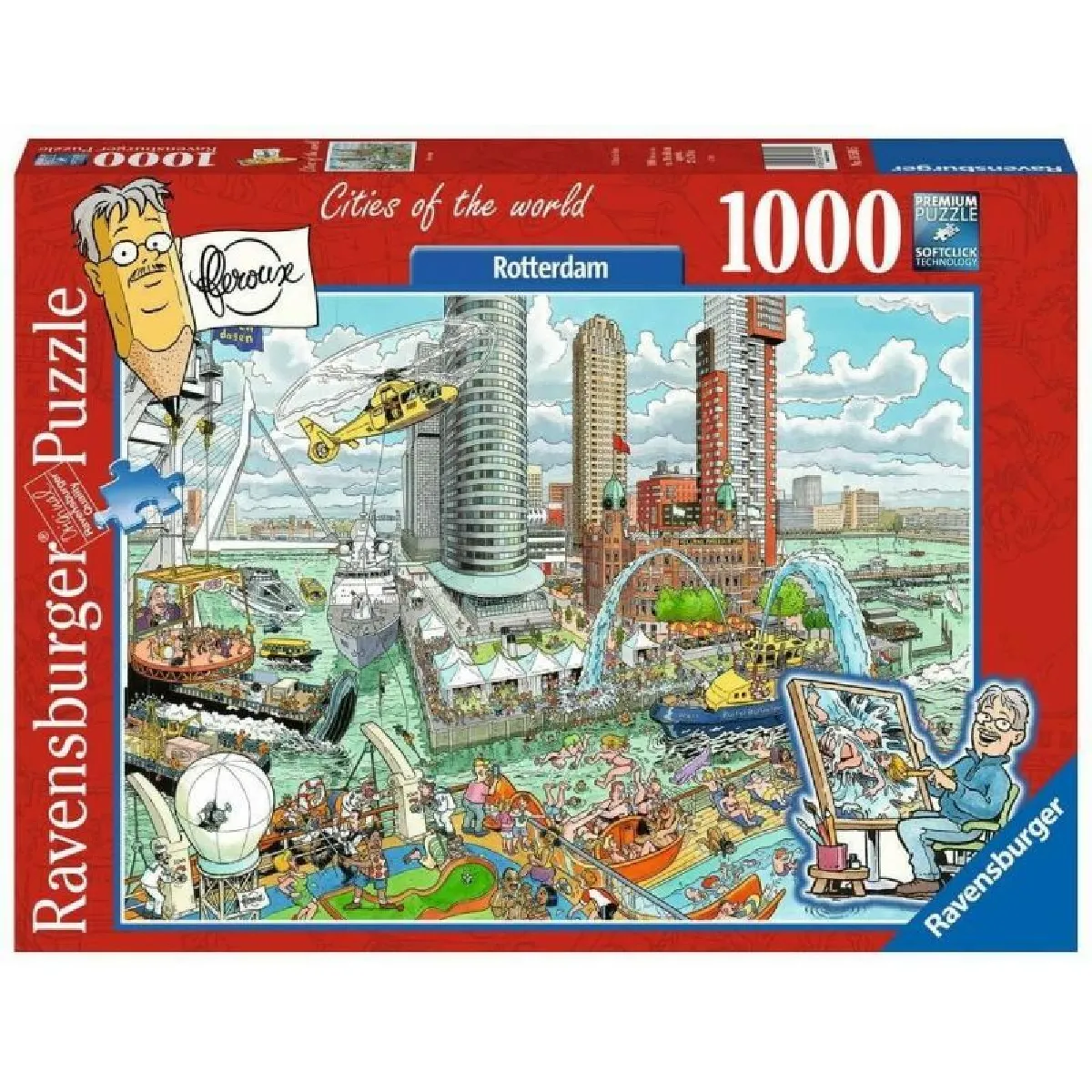 Ravensburger Fleroux Rotterdam Puzzle 1000 pcs - vue 2