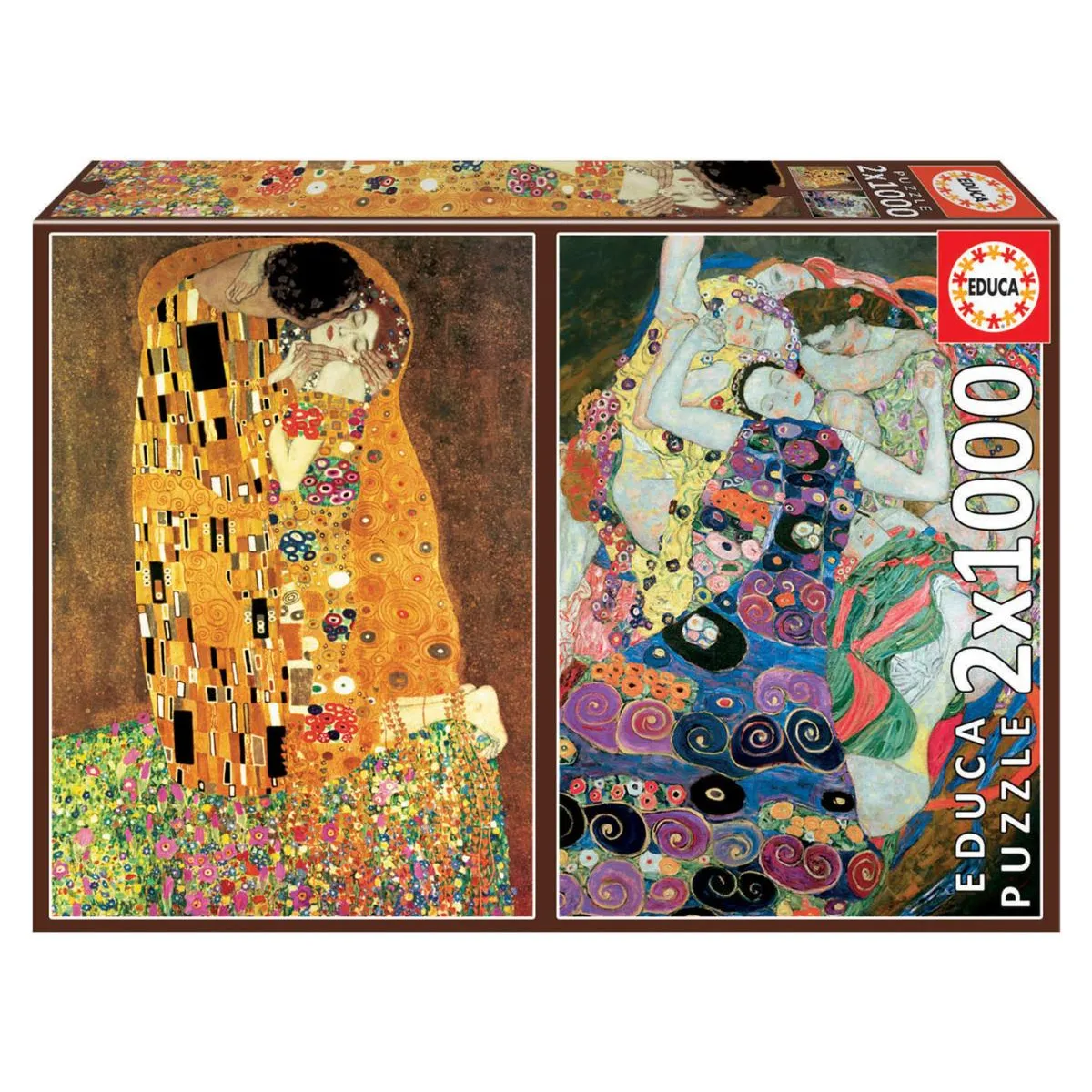 Educa Borras Educa Puzzle Adulte Klimt 2 X 1000 Pièces