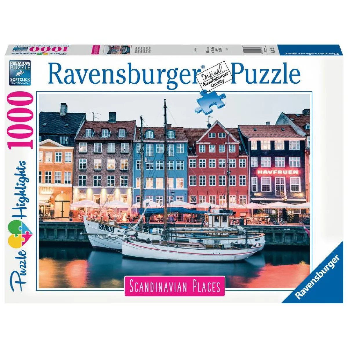 Ravensburger Puzzle Copenhague - 1000 pièces