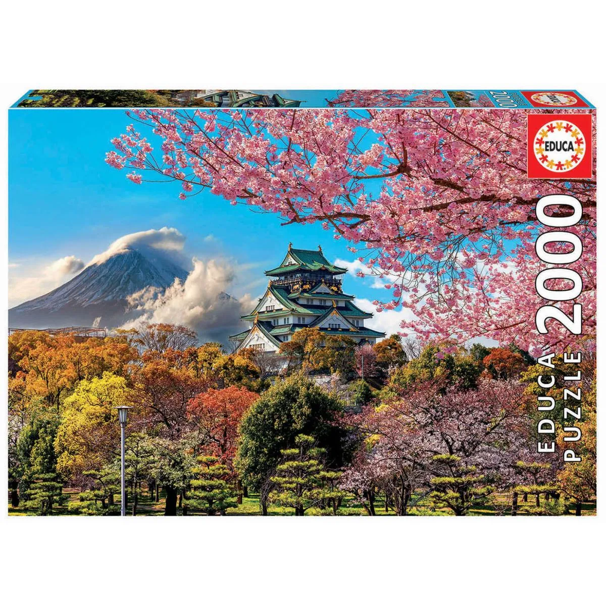 Educa Puzzle adulte Château d’Osaka - 2000 pièces