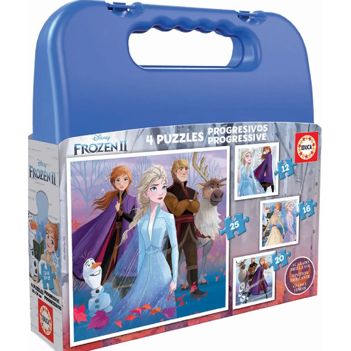 GENERIQUE - Puzzle Reine des Neiges 2 - Mallette Puzzles Progressifs - 3 ans - Image 3