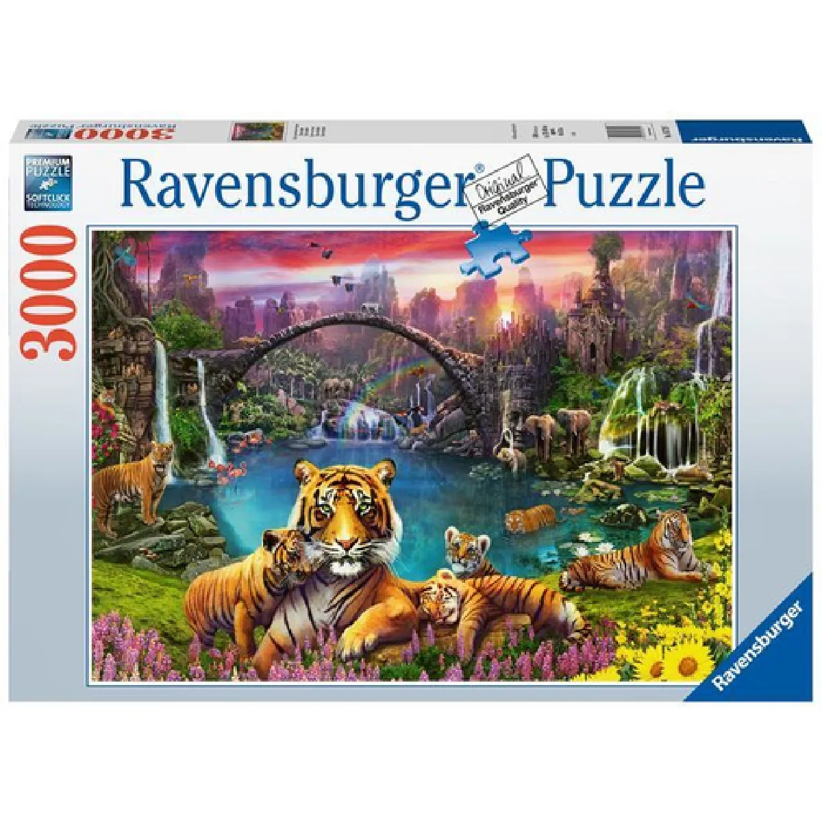 RAVENSBURGER Puzzle Tigres au Lagon 3000 pièces