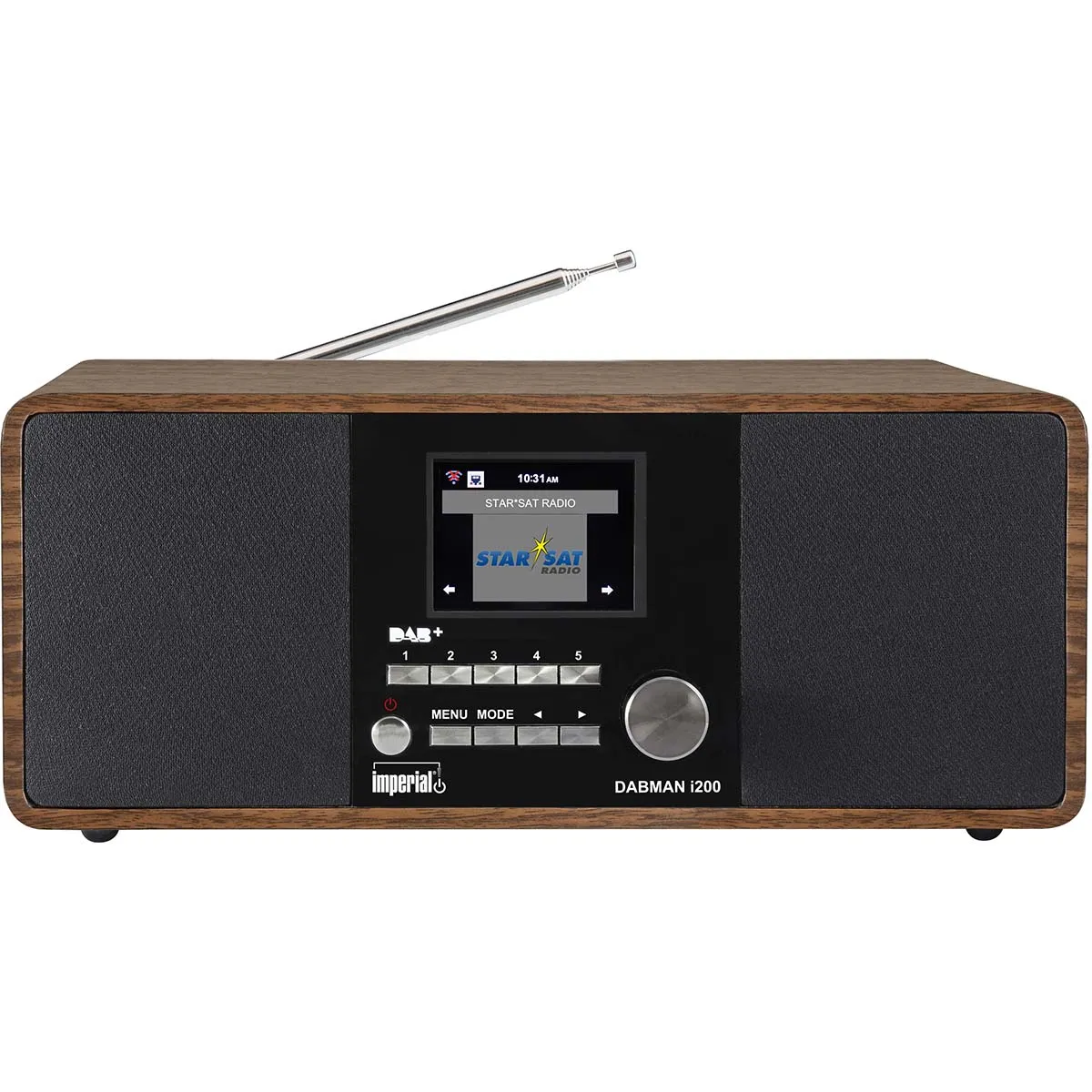 Imperial Marron Radio Stéréo Dabman I200