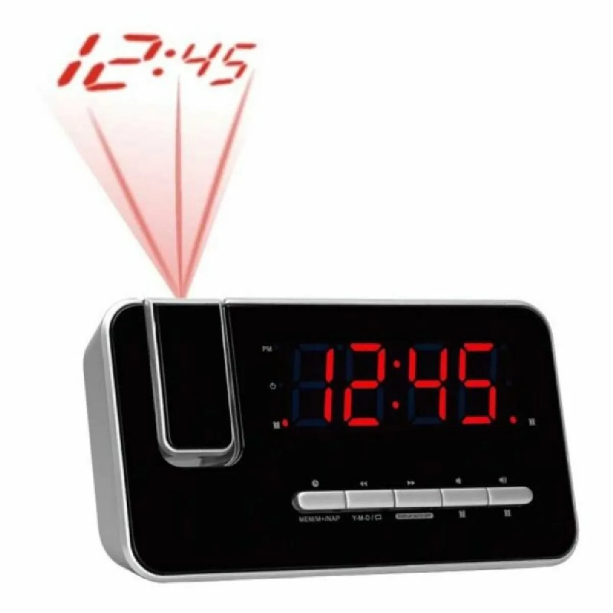 Réveil Denver CRP-618 Numérique FM LED Rouge - Image 5