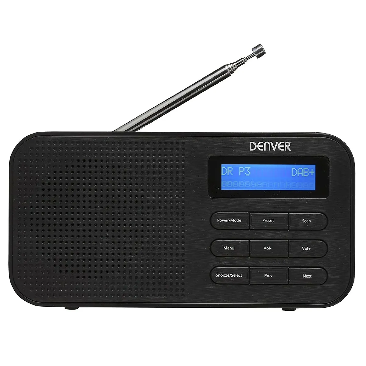 Non Communiqué Noir Denver Dab-42 - Radio Portative Dab - 1 Watt - Image 4