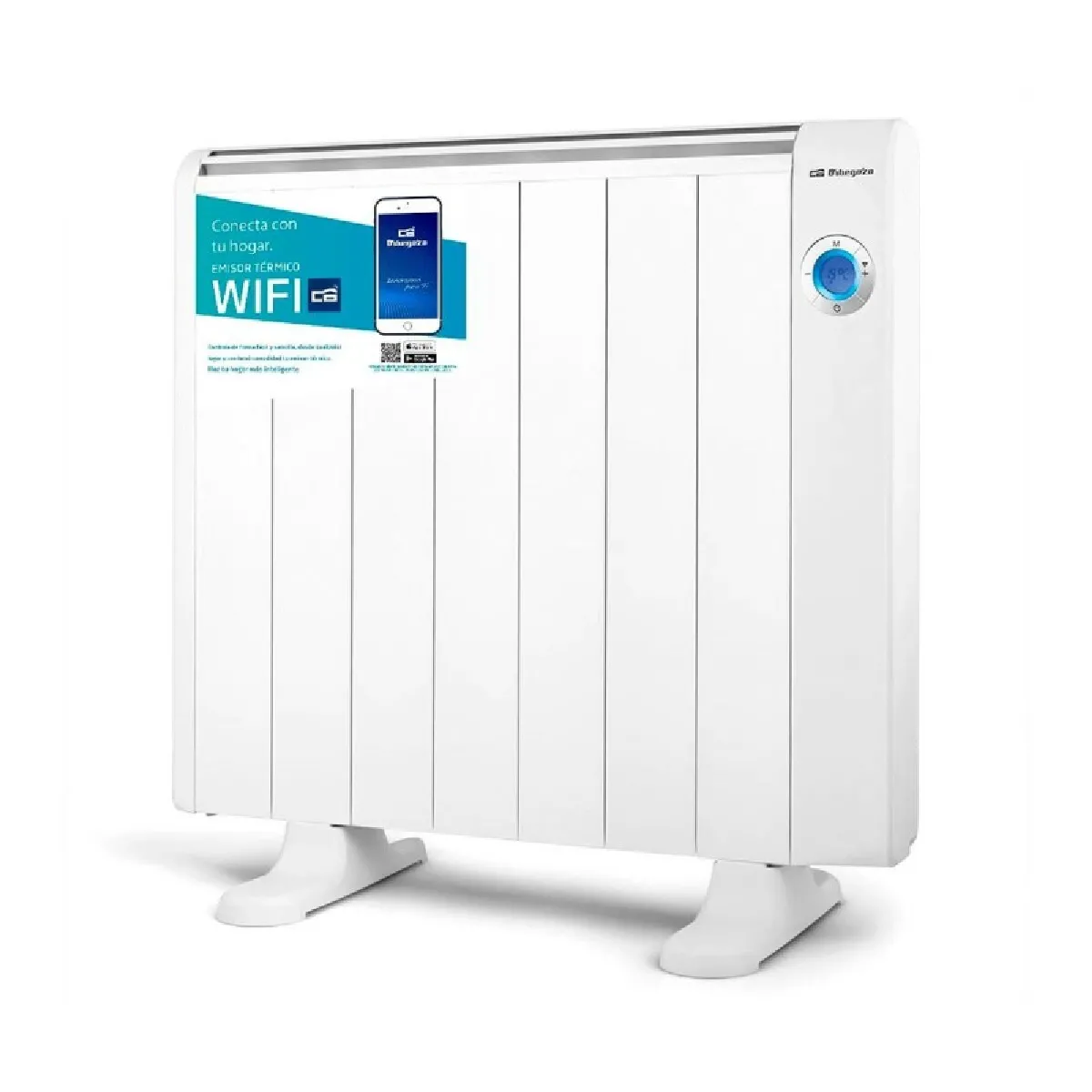 Orbegozo Rrw-1300 Émetteur Thermique Intelligent Wifi - Commande Vocale - Détection De Fenêtres Ouvertes - Programmation Quotidienne Et Hebdomadaire - 3 Modes De Fonctionnement - Sécurité Enfants - Neuf - Image 4