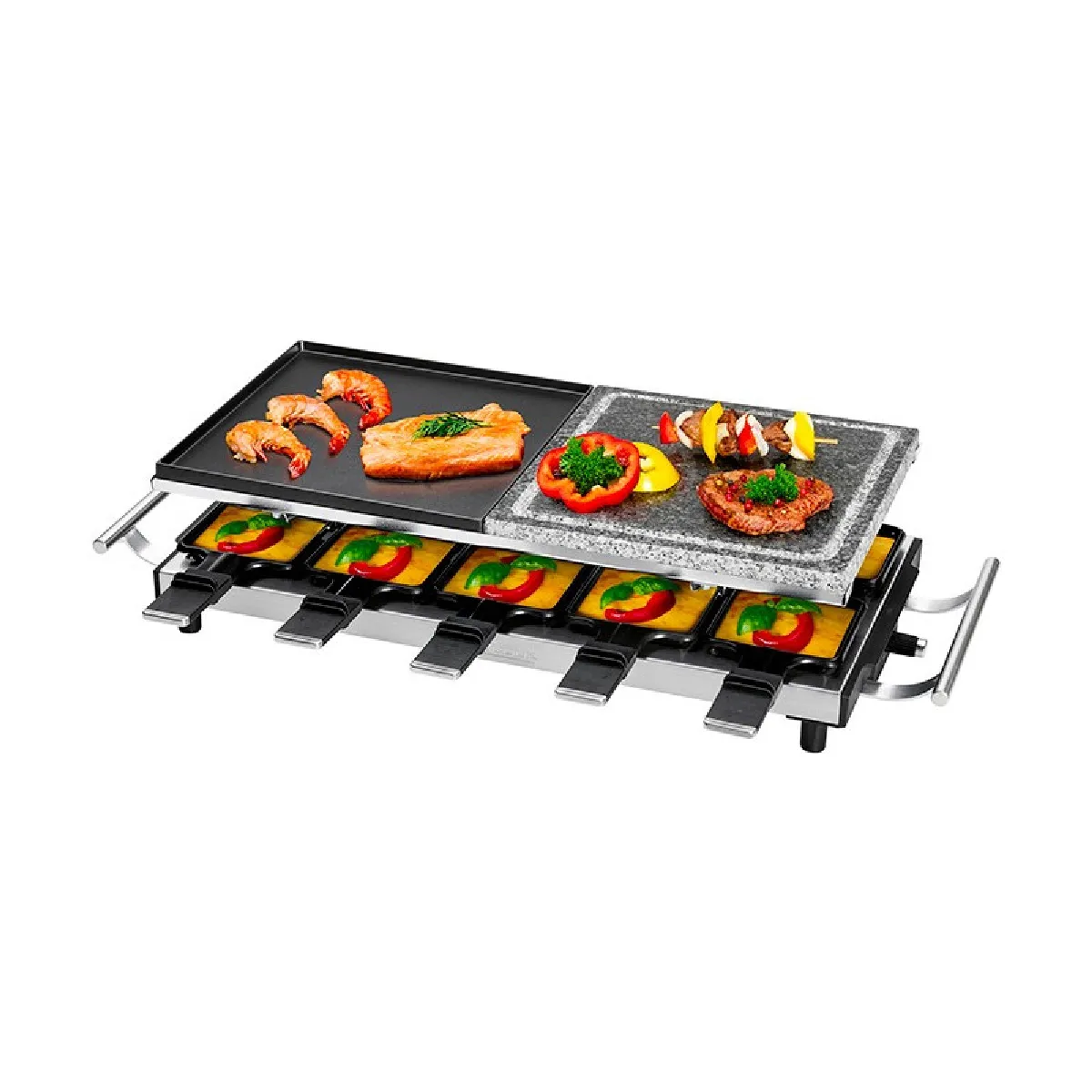 Proficook Gris Acier Raclette-Gril 2 En 1 Pc-Rg 1144 - Neuf - Image 4