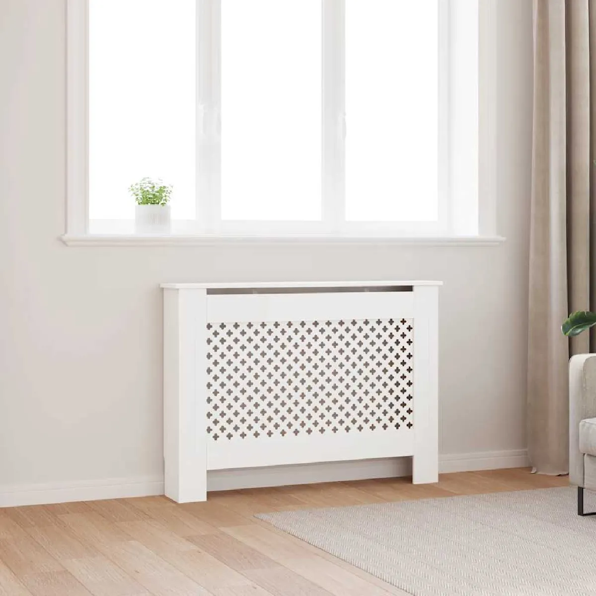 vidaXL Cache radiateur 172x19x81 5 cm - vue 10