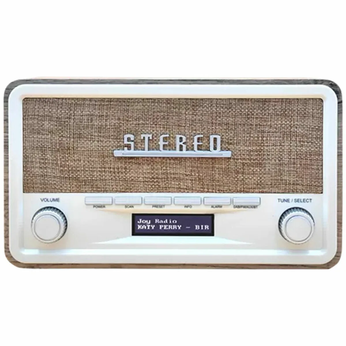 Denver - Radio-réveil - DAB-18LW - Tuner DAB+ et FM - Bois - Image 3