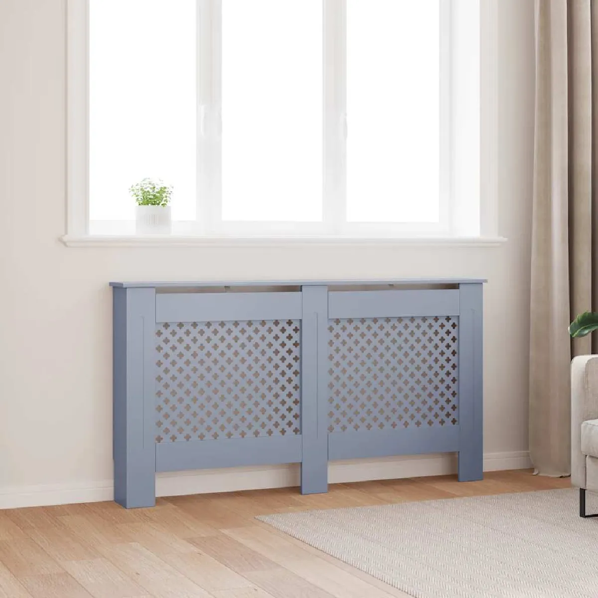 vidaXL Cache radiateur 172x19x81 5 cm - vue 2