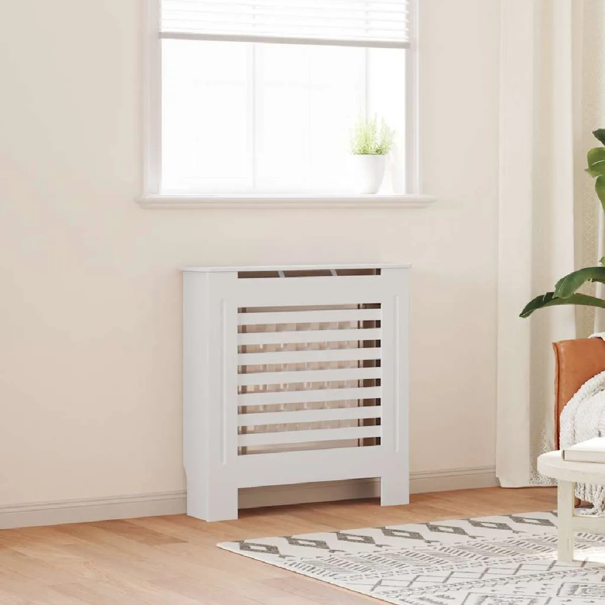 VidaXL Cache radiateur MDF 78 cm - vue 2