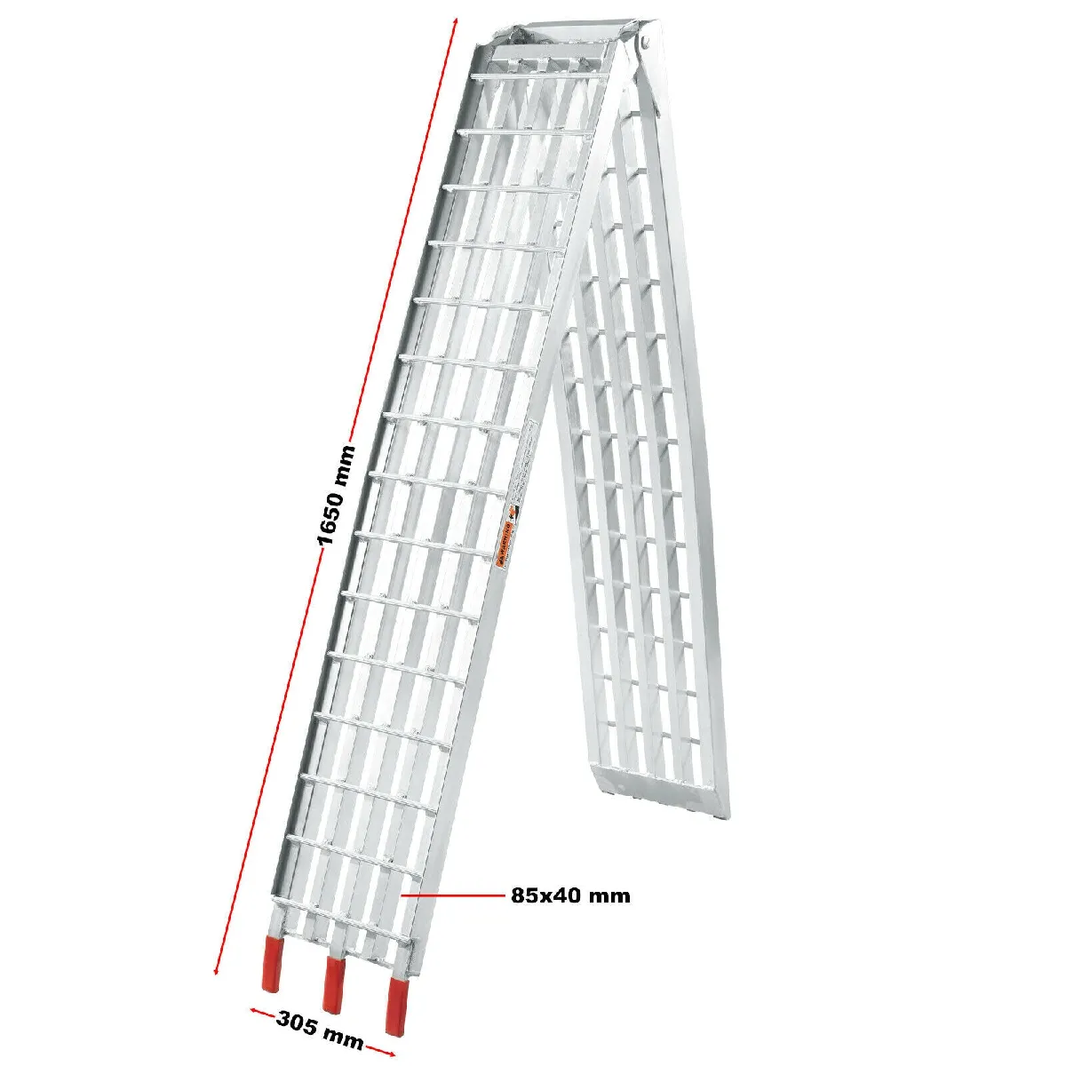 Meilleurs prix pour Rampe de chargement multi-usage pliante aluminium rail collision 310 cm jusqu'a 540 kg gris 16_0002136