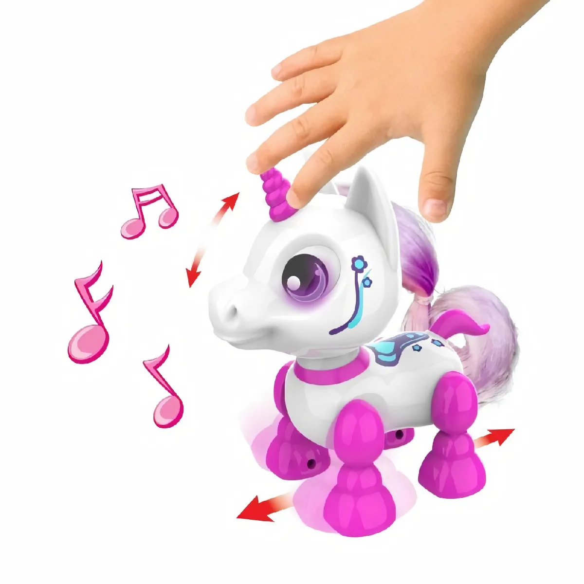 Silverlit Rose Robot Licorne Ycoo 13 Cm Blanc Et - Image 3