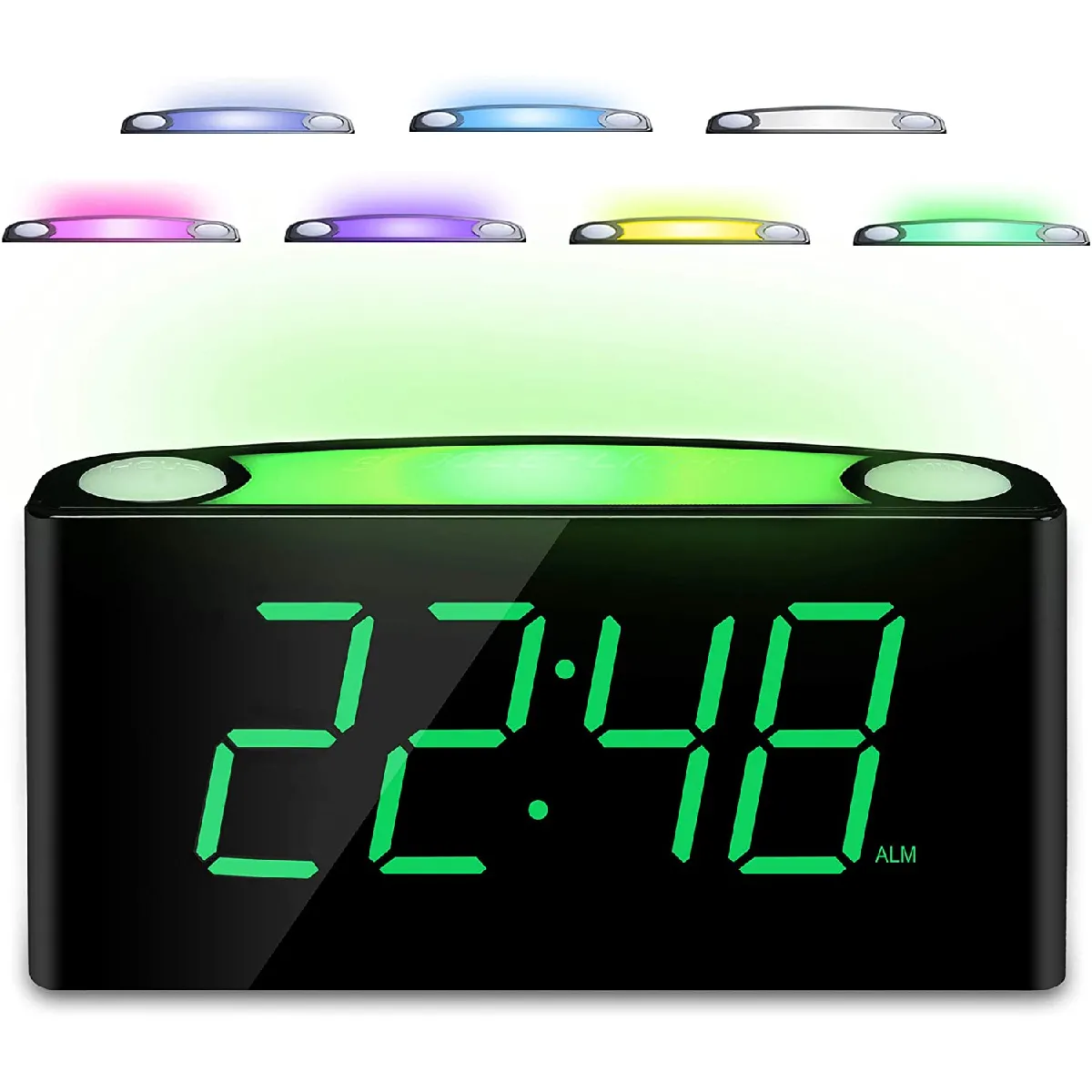 Vendos85 Noir Réveil Vibrant Fm