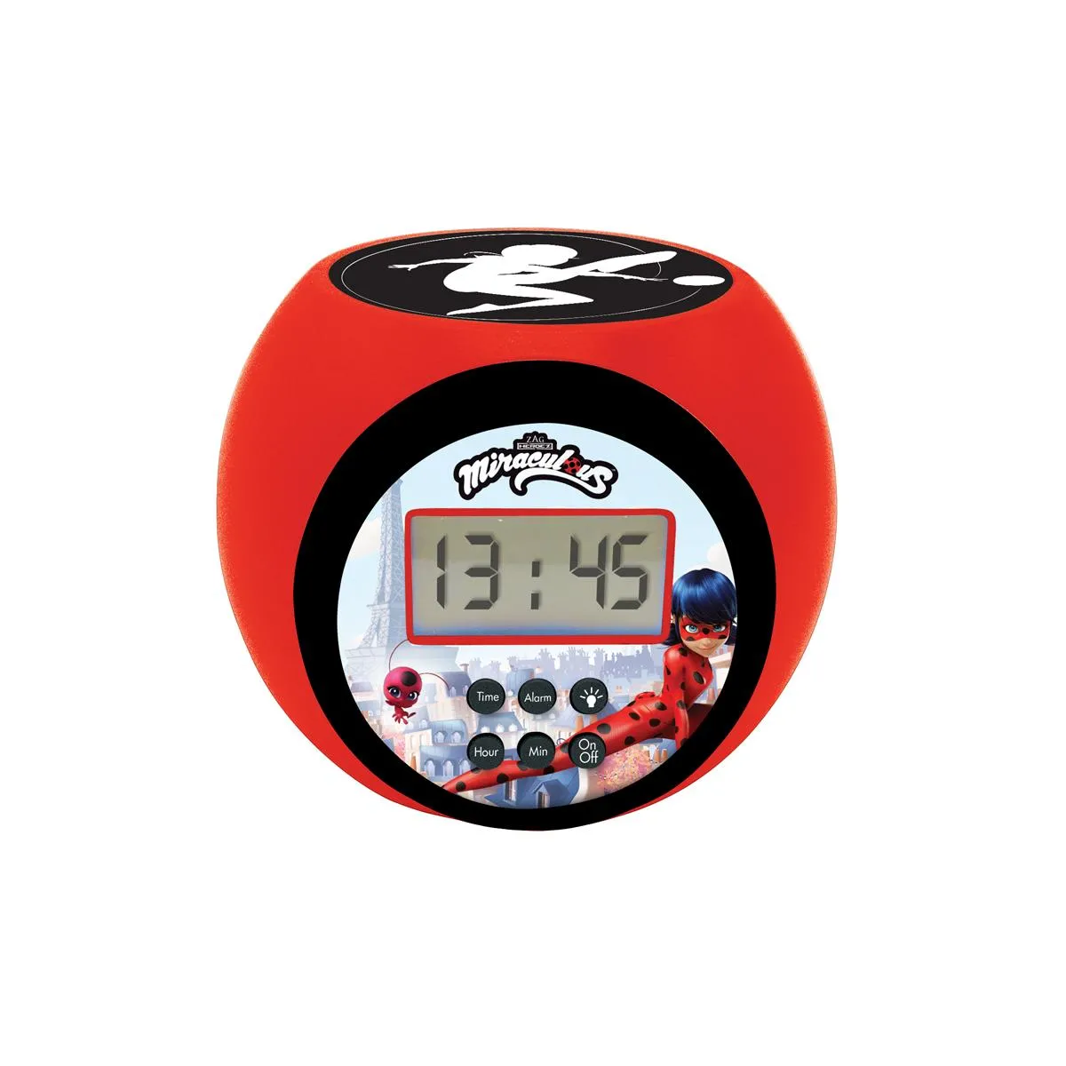 Lexibook Réveil Projecteur Miraculous