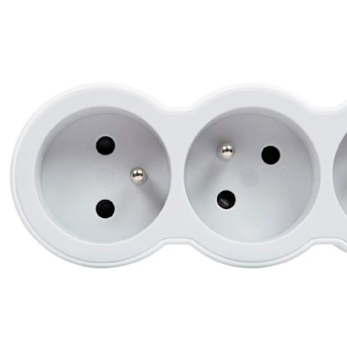 Legrand Blanc/Gris Rallonge Multiprise 5 X 2P+T