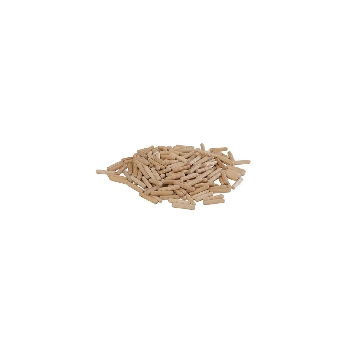 Silverline Chevilles bois cannelées - 200 pcs