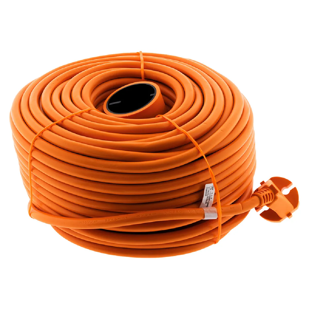 Zenitech - Rallonge Électrique - 50m - 16A - Orange - Image 3
