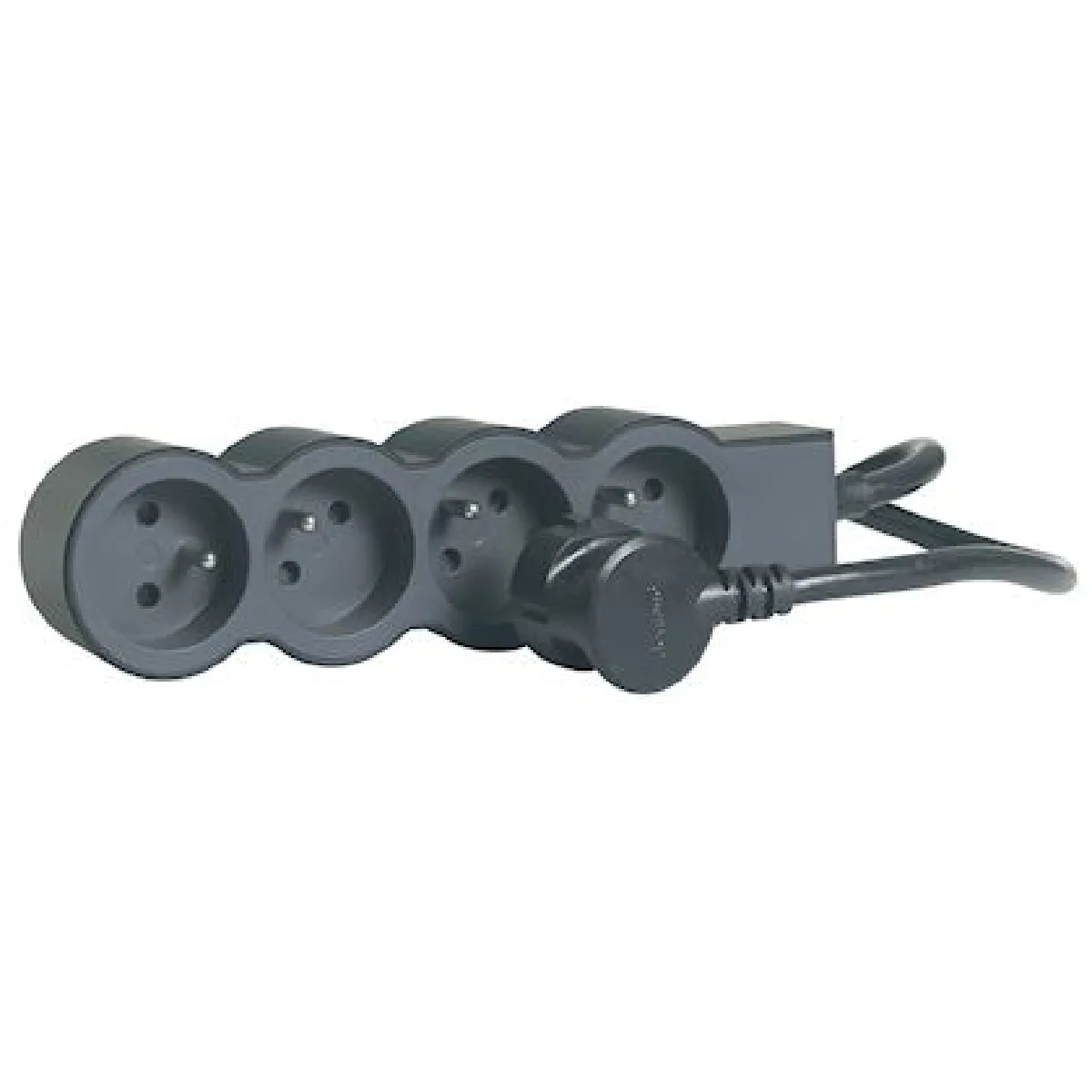 Legrand Noir Rallonge Multiprise 4 Prises 2P+T