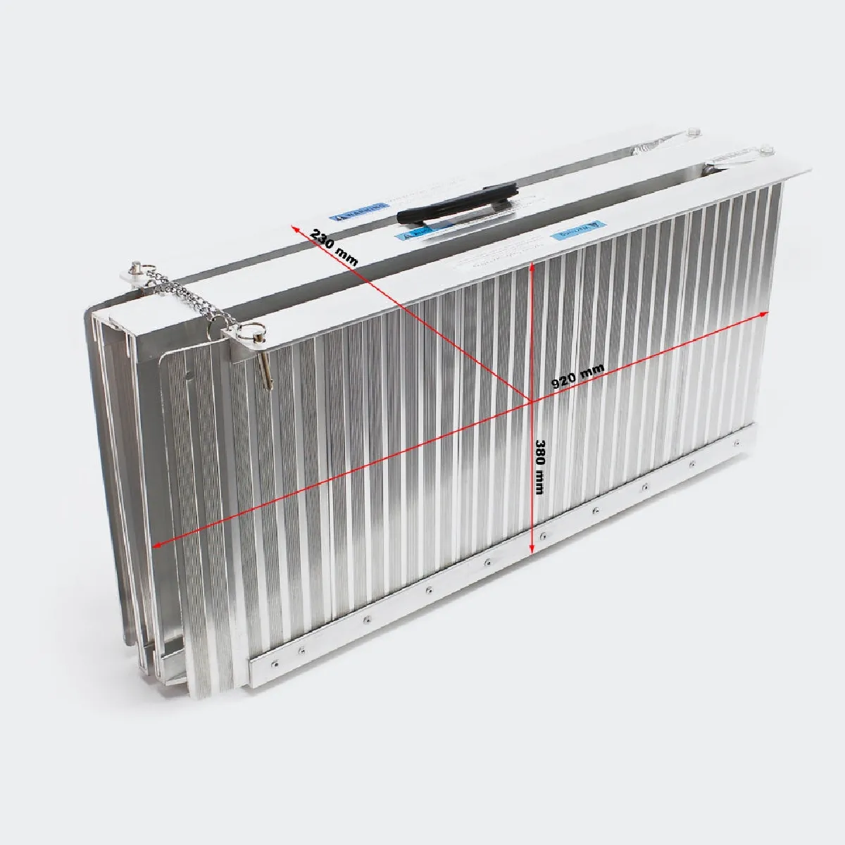 Comparer les prix de Lot de 2 rampes pour fauteuil roulant pliante en aluminium 183 x 72 cm 270 kg maximum gris 3416009