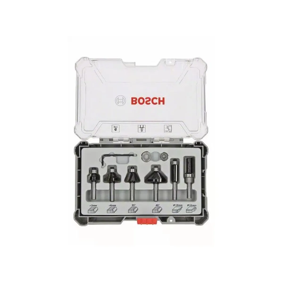 Bosch Coffret Fraises à araser 6 pièces