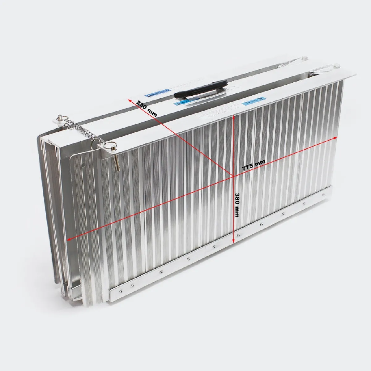 Meilleurs prix pour Lot de 2 rampes pour fauteuil roulant pliante en aluminium 152,5 x 72 cm 270 kg maximum gris 3416007