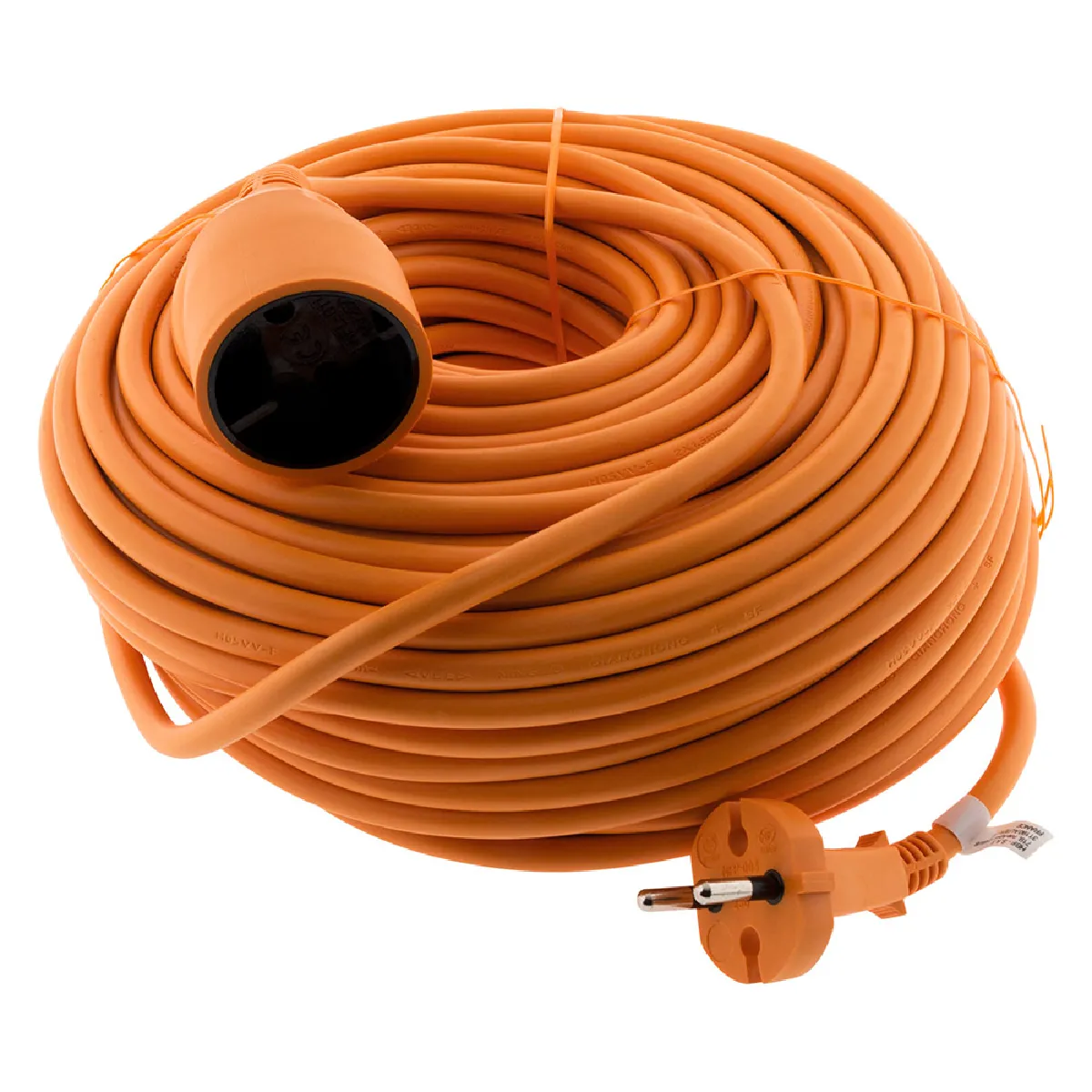 Zenitech Incolore - Prolongateur Sans Terre 16A Ho5vv-F 2X1,5Mm² 40M - Orange - Image 3