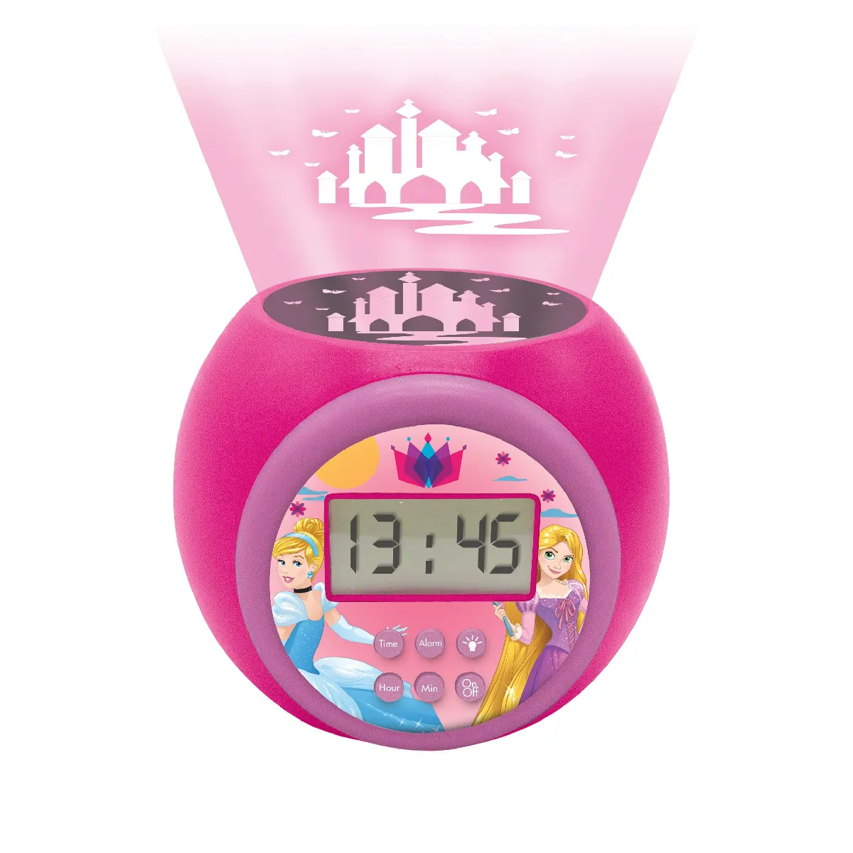 LEXIBOOK Réveil projecteur Disney Princesse