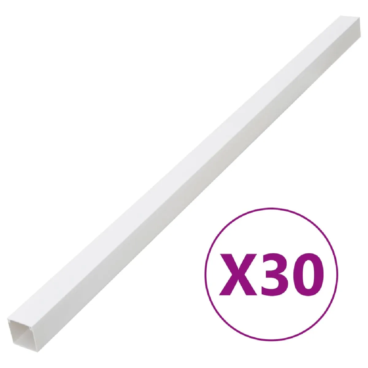 VidaXL Goulotte de Câble 150x50 mm PVC - vue 5