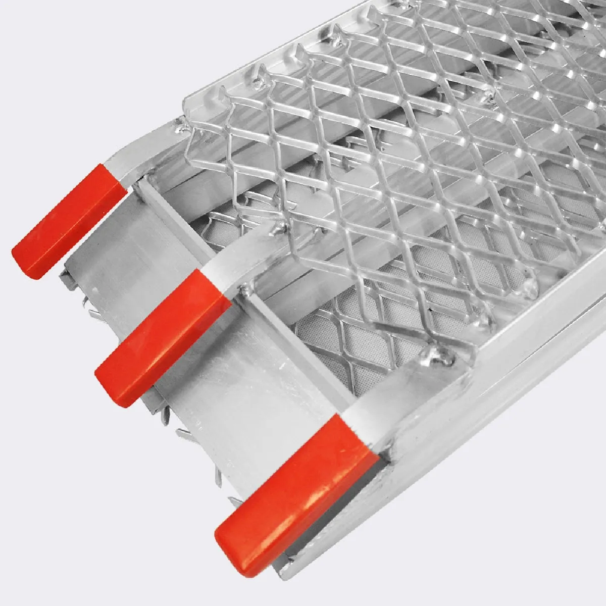 Comparer les prix de Rampe de chargement multi-usage pliante aluminium rail collision 226 cm jusqu'a 340 kg gris 3416067