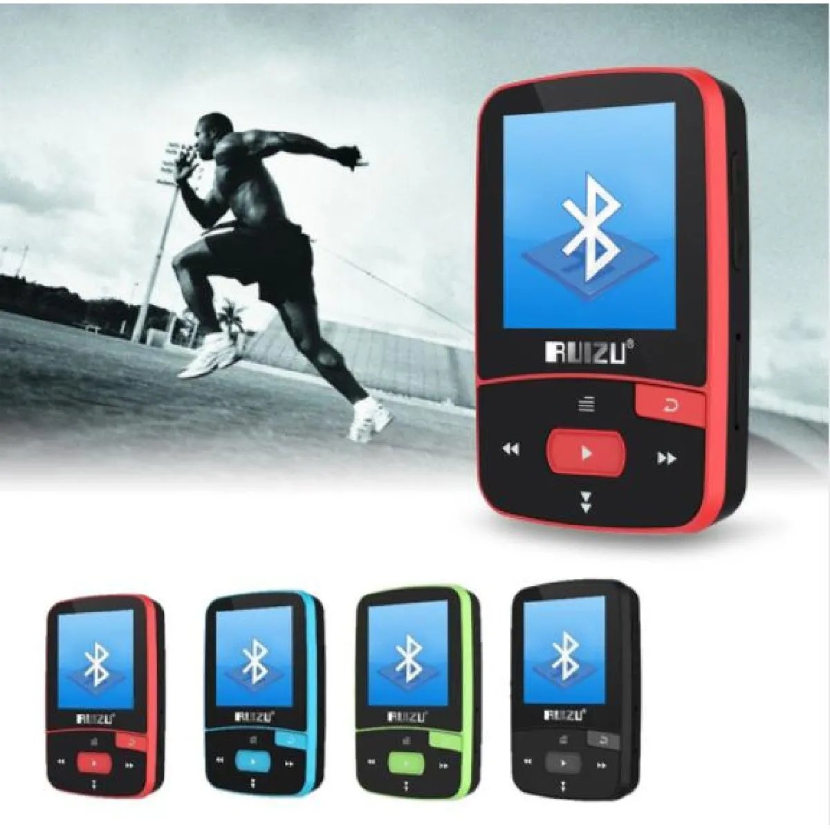 Lecteur MP3 Bluetooth Ruizu X50 – Mini, 8 Go, Avec Clip Sport, Radio FM, écran 3.8 Cm, Lecture 55h - 2