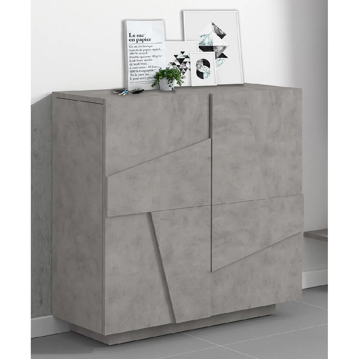Alter Étagère à chaussures - Gris ardoise