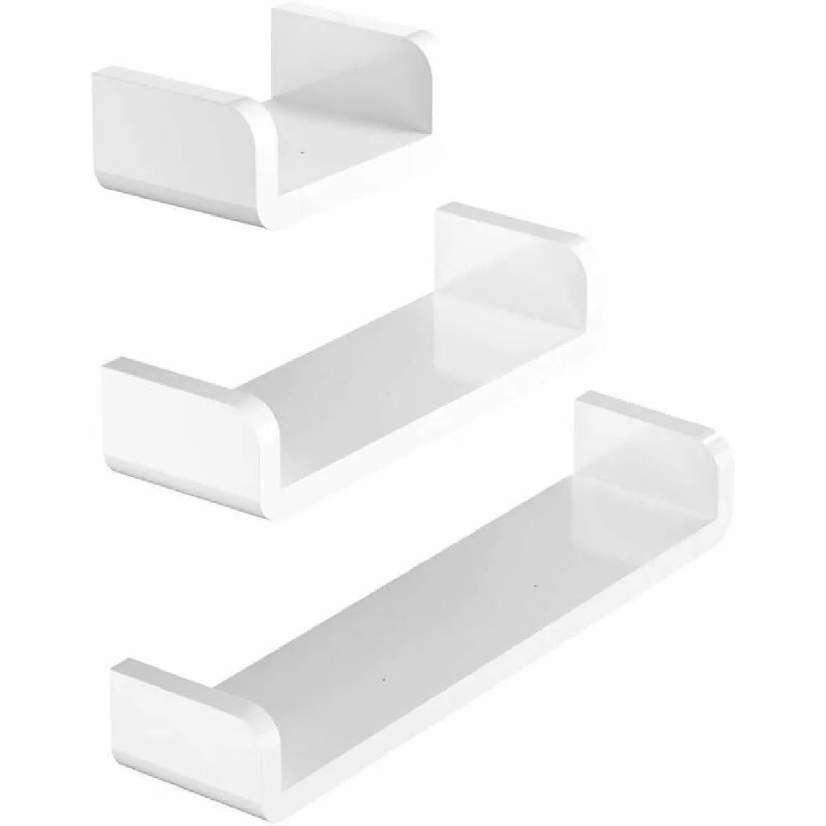 Vendos85 étagère murale cuisine - Blanc