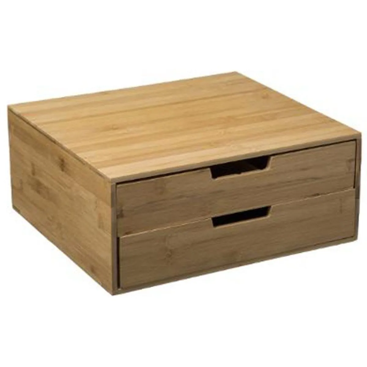 Temu Beige Porte-Capsules Tiroir Bambou - Image 2