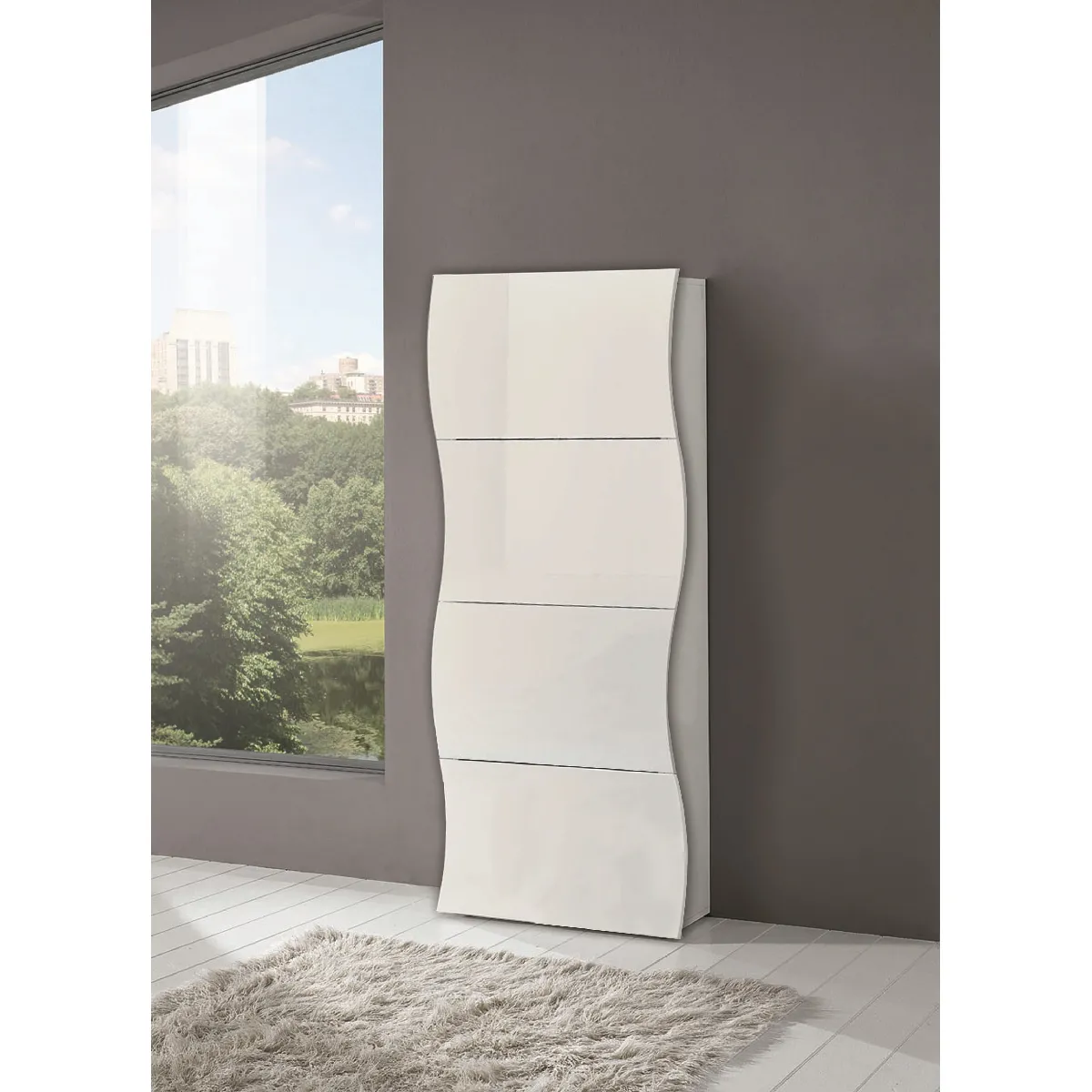Alter Étagère à chaussures - Blanc Alter Étagère à chaussures - Blanc