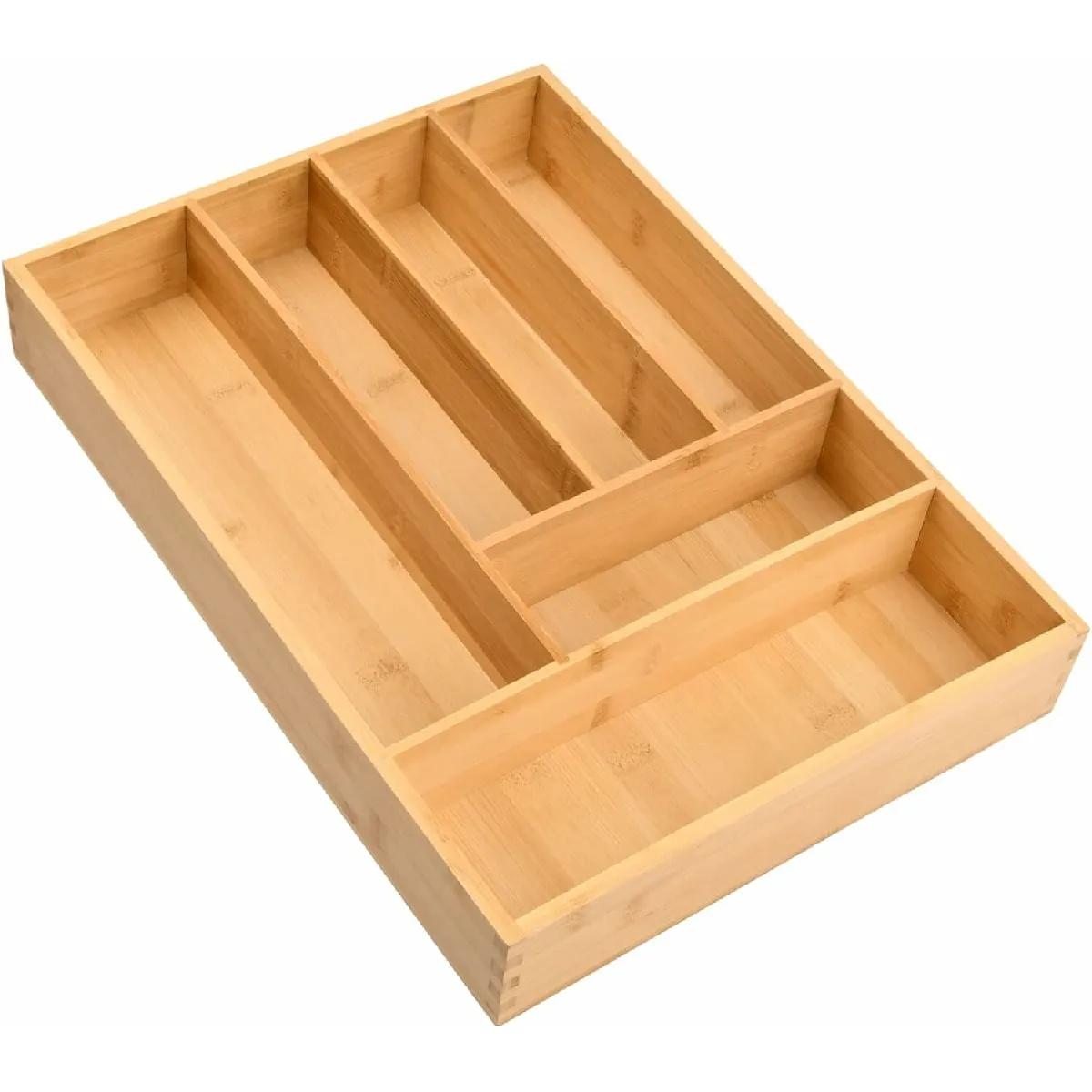 Vendos85 Range Couverts Bambou - 6 Compartiments