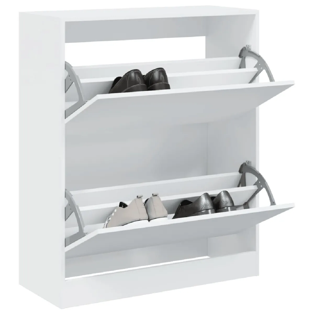 Vidaxl Blanc Armoire À Chaussures